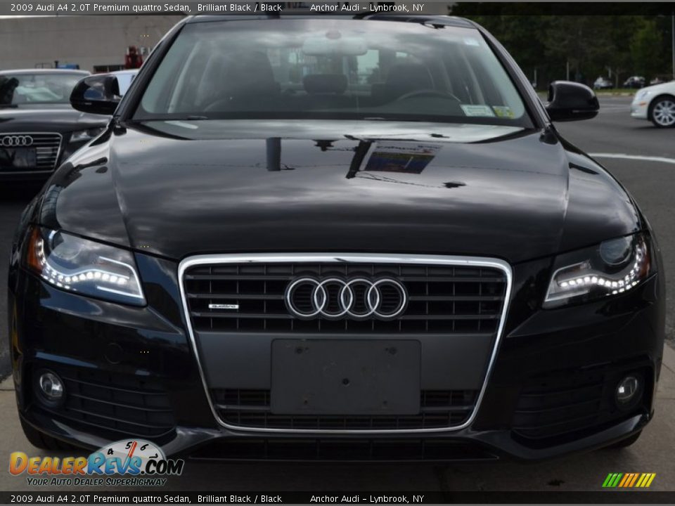 2009 Audi A4 2.0T Premium quattro Sedan Brilliant Black / Black Photo #2