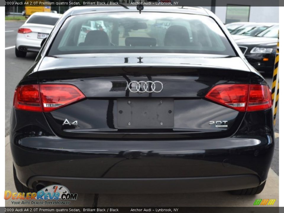 2009 Audi A4 2.0T Premium quattro Sedan Brilliant Black / Black Photo #4