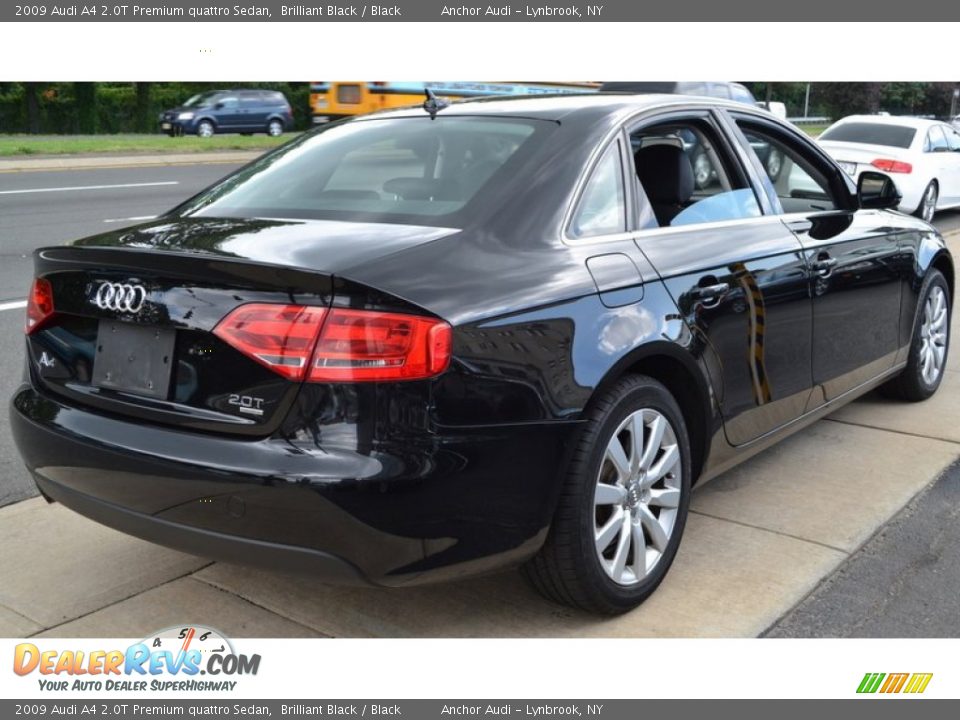 2009 Audi A4 2.0T Premium quattro Sedan Brilliant Black / Black Photo #5
