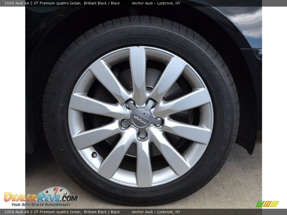 2009 Audi A4 2.0T Premium quattro Sedan Brilliant Black / Black Photo #7