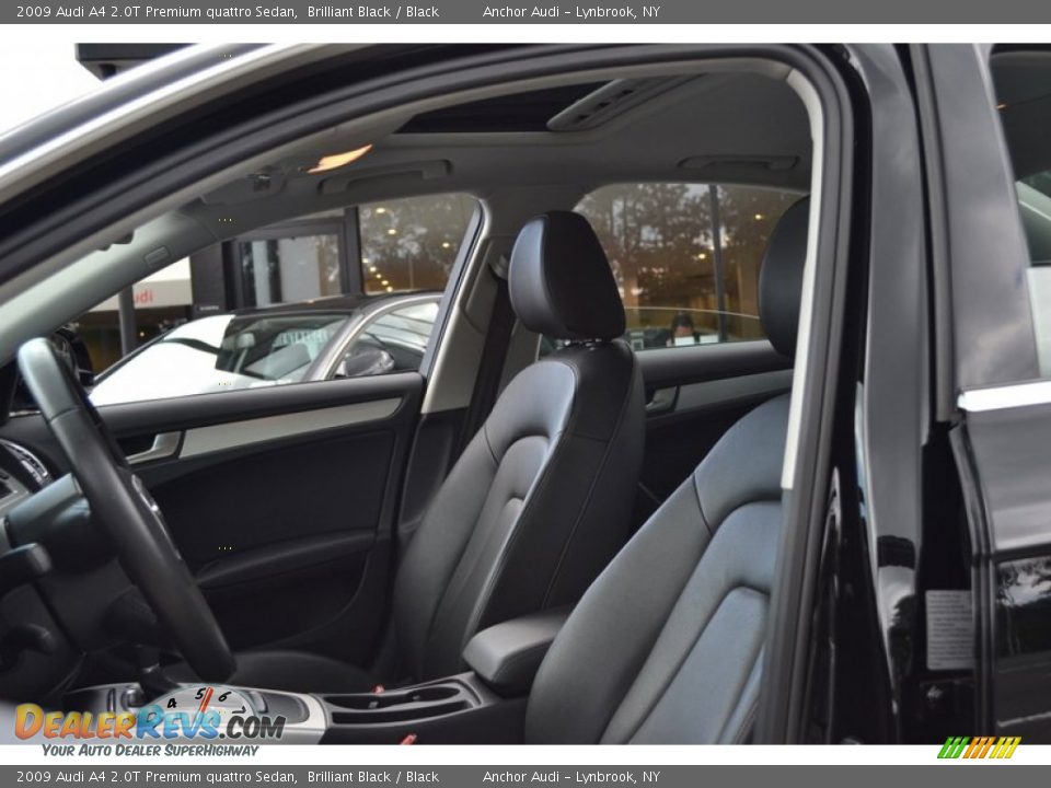 2009 Audi A4 2.0T Premium quattro Sedan Brilliant Black / Black Photo #9