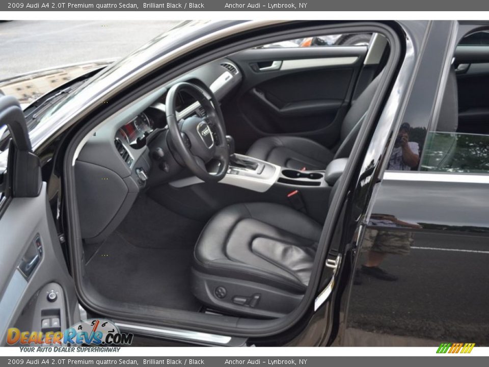 2009 Audi A4 2.0T Premium quattro Sedan Brilliant Black / Black Photo #10