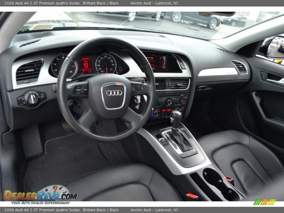 2009 Audi A4 2.0T Premium quattro Sedan Brilliant Black / Black Photo #11