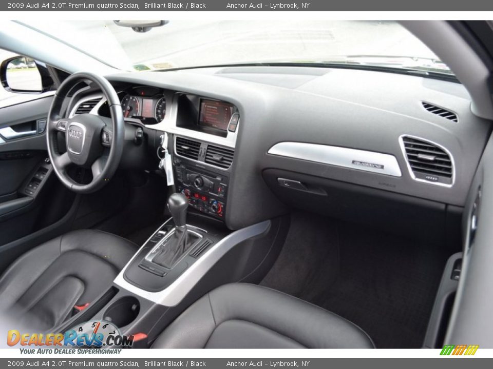2009 Audi A4 2.0T Premium quattro Sedan Brilliant Black / Black Photo #12