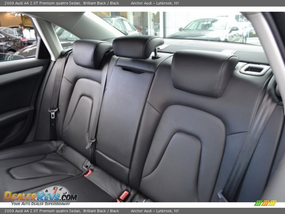 2009 Audi A4 2.0T Premium quattro Sedan Brilliant Black / Black Photo #15