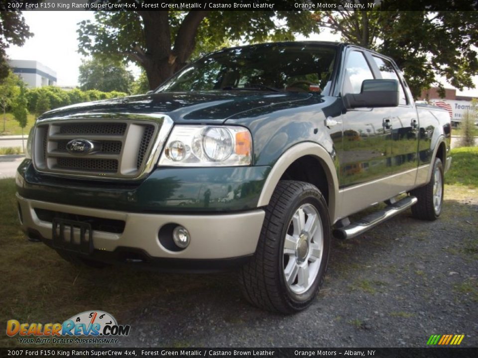 Front 3/4 View of 2007 Ford F150 King Ranch SuperCrew 4x4 Photo #1