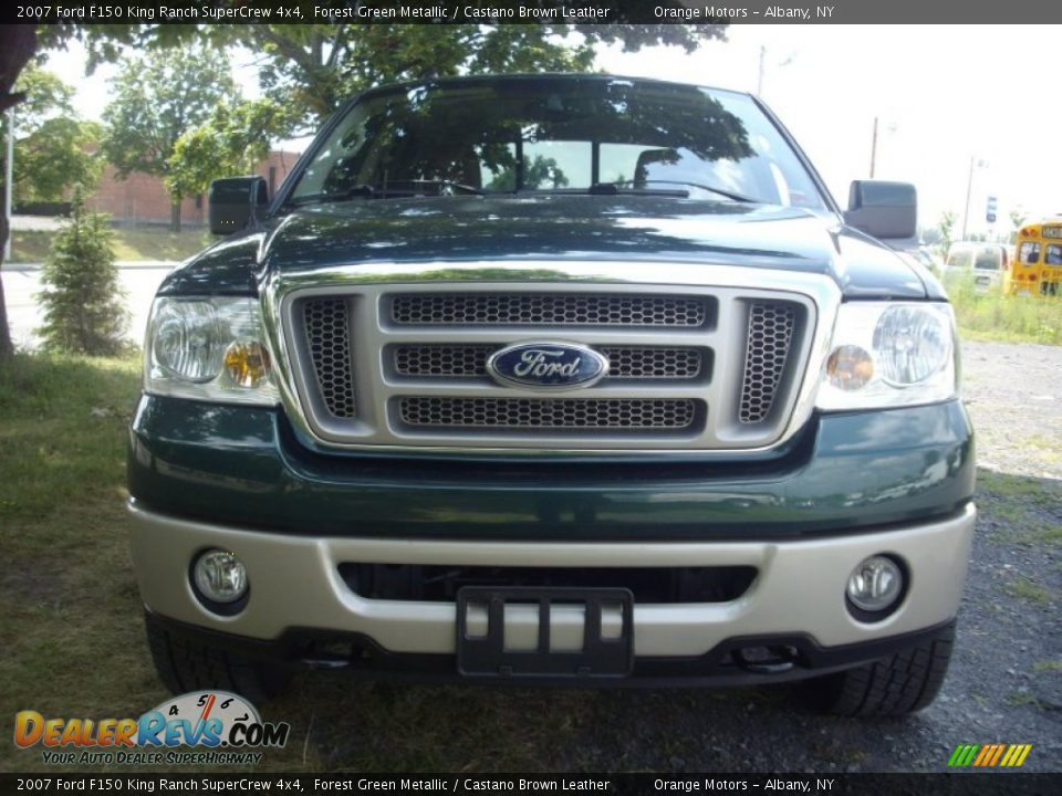 2007 Ford F150 King Ranch SuperCrew 4x4 Forest Green Metallic / Castano Brown Leather Photo #5