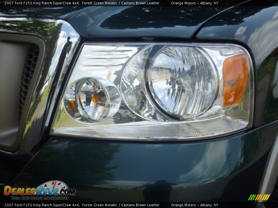 2007 Ford F150 King Ranch SuperCrew 4x4 Forest Green Metallic / Castano Brown Leather Photo #6