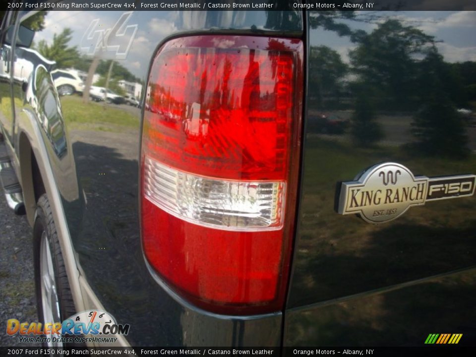 2007 Ford F150 King Ranch SuperCrew 4x4 Forest Green Metallic / Castano Brown Leather Photo #7
