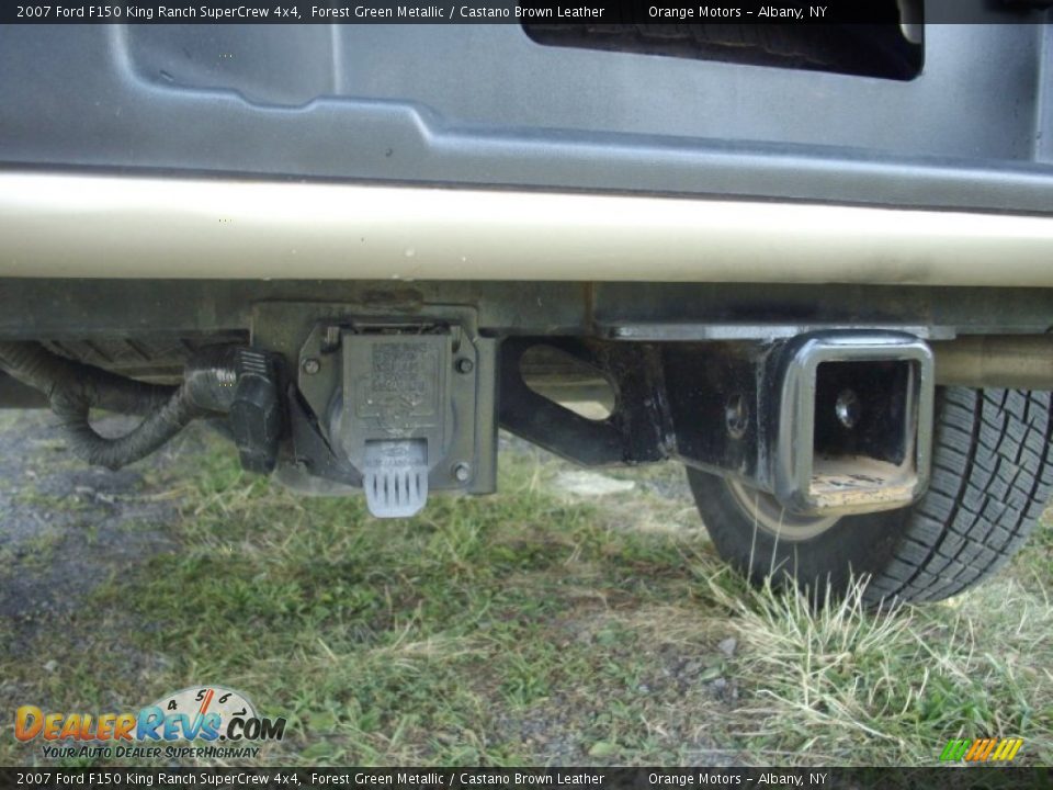 2007 Ford F150 King Ranch SuperCrew 4x4 Forest Green Metallic / Castano Brown Leather Photo #9