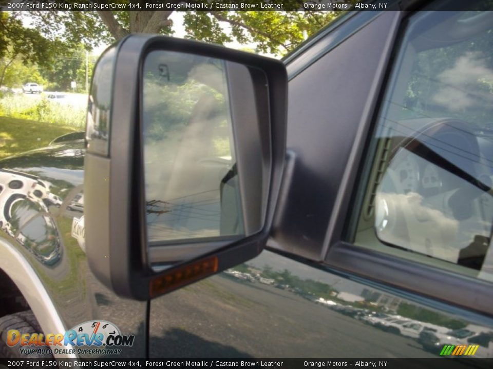 2007 Ford F150 King Ranch SuperCrew 4x4 Forest Green Metallic / Castano Brown Leather Photo #12