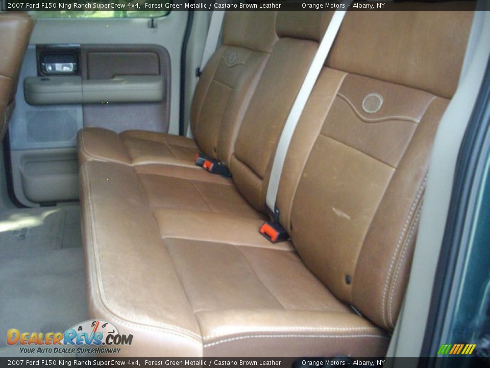 Castano Brown Leather Interior - 2007 Ford F150 King Ranch SuperCrew 4x4 Photo #15