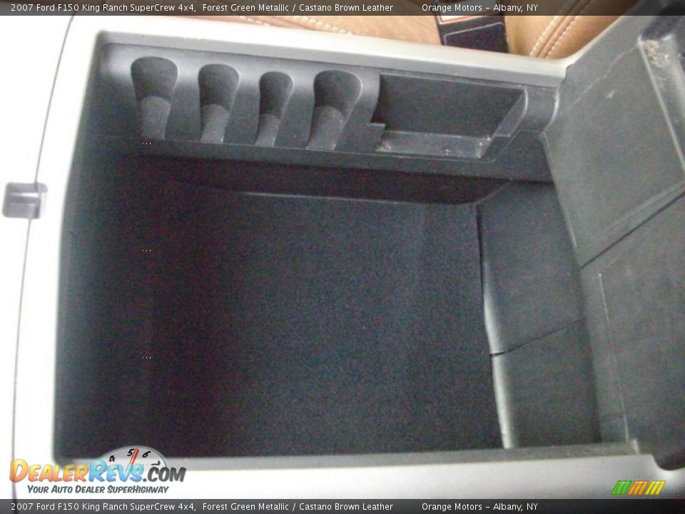 2007 Ford F150 King Ranch SuperCrew 4x4 Forest Green Metallic / Castano Brown Leather Photo #25
