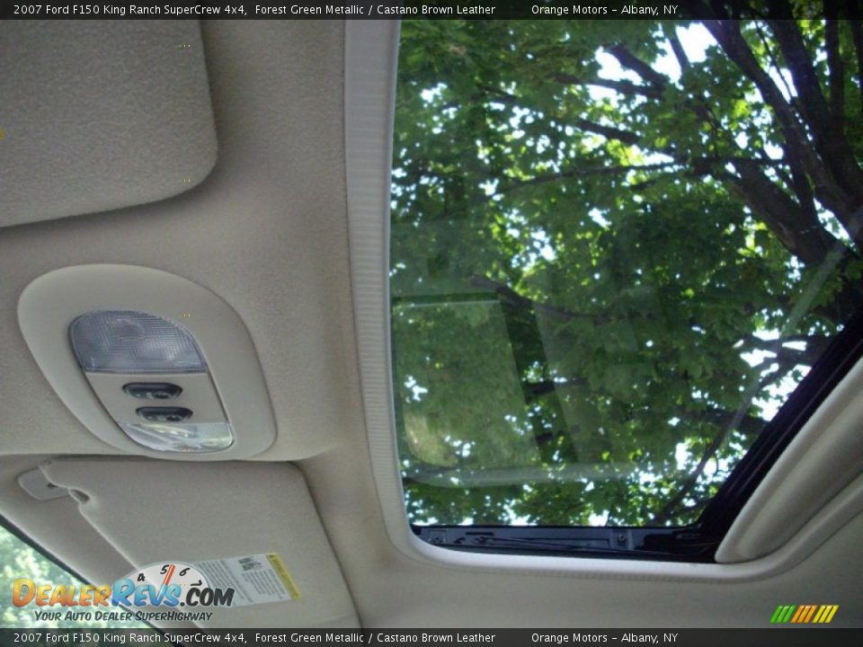 2007 Ford F150 King Ranch SuperCrew 4x4 Forest Green Metallic / Castano Brown Leather Photo #26
