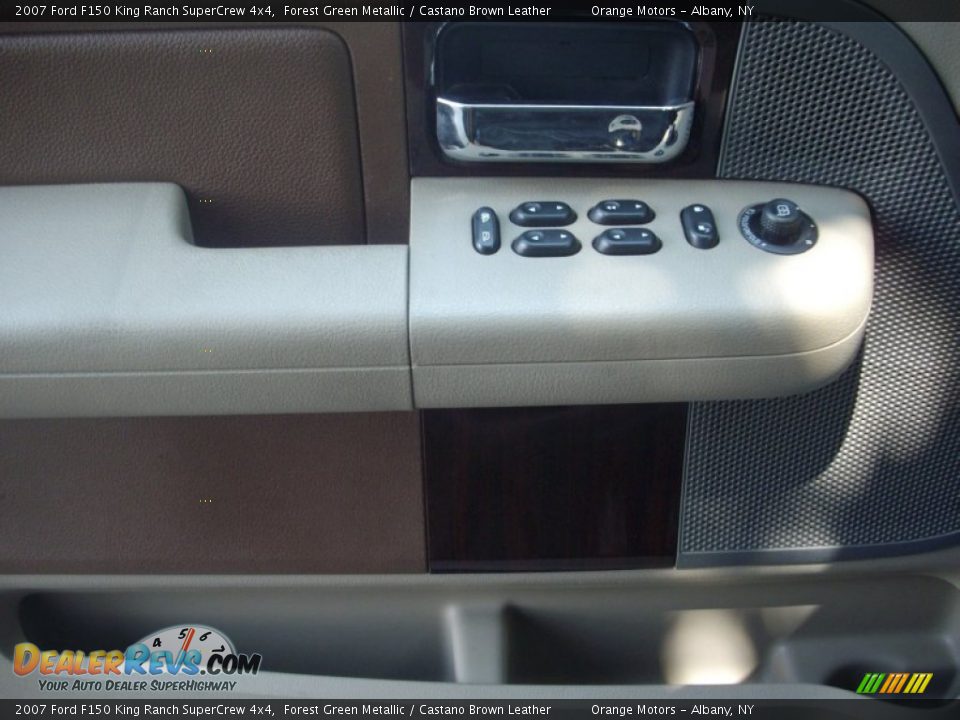 2007 Ford F150 King Ranch SuperCrew 4x4 Forest Green Metallic / Castano Brown Leather Photo #27