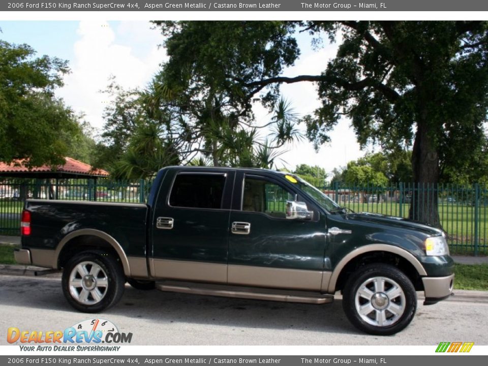  Ford F1 King Ranch SuperCrew 4x4 Aspen Green Metallic / Castano Brown Leather Photo