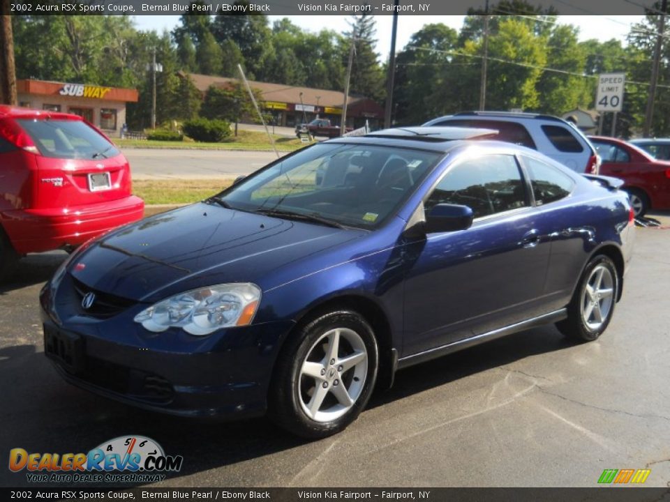 2002 Acura RSX Sports Coupe Eternal Blue Pearl / Ebony Black Photo #1