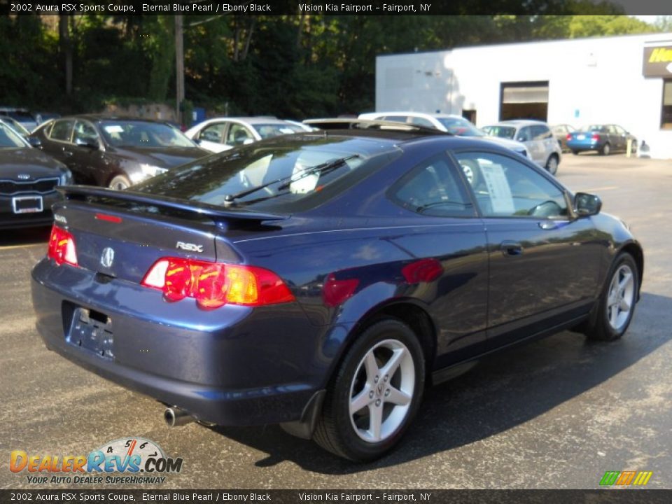 2002 Acura RSX Sports Coupe Eternal Blue Pearl / Ebony Black Photo #2