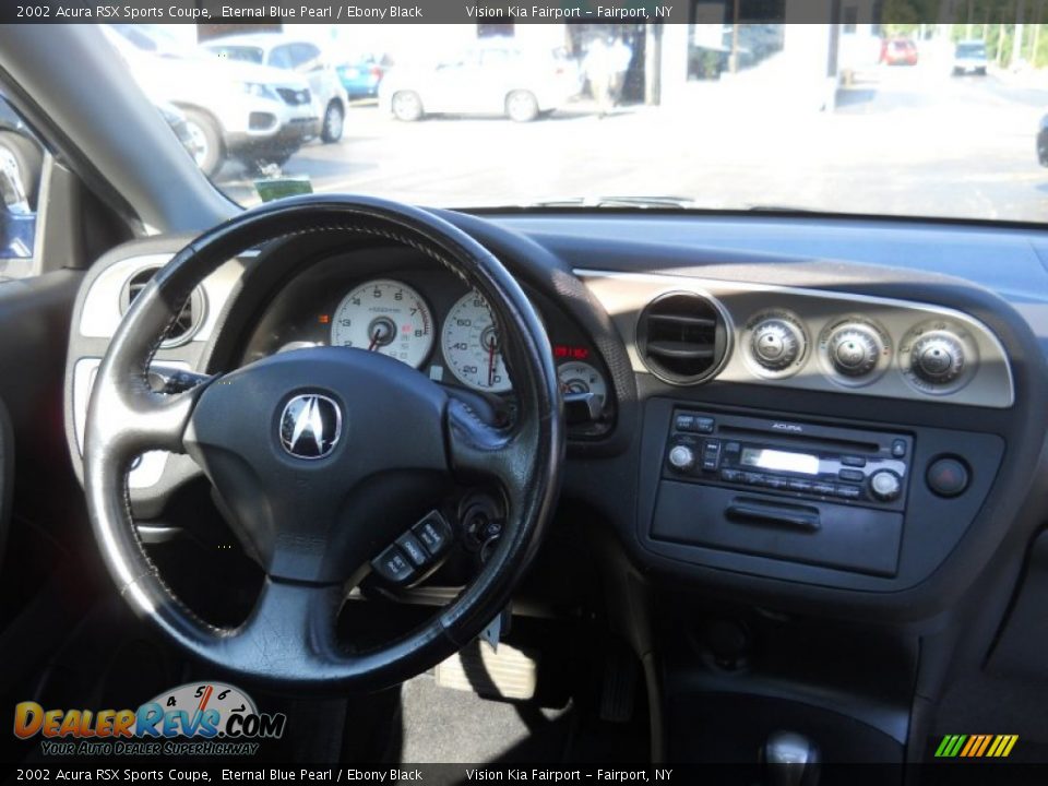 2002 Acura RSX Sports Coupe Eternal Blue Pearl / Ebony Black Photo #4