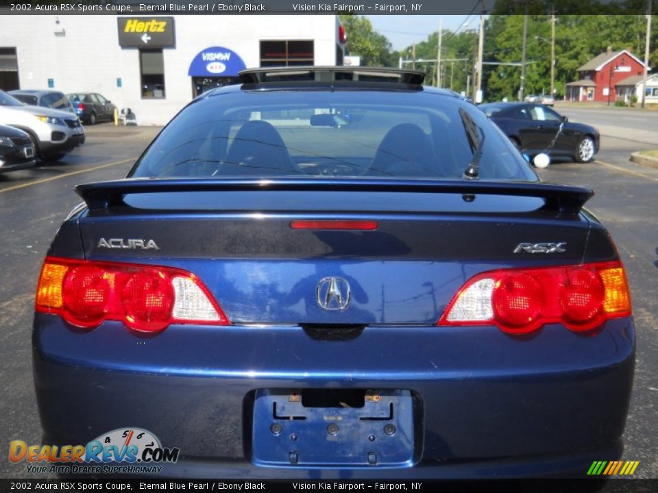 2002 Acura RSX Sports Coupe Eternal Blue Pearl / Ebony Black Photo #17