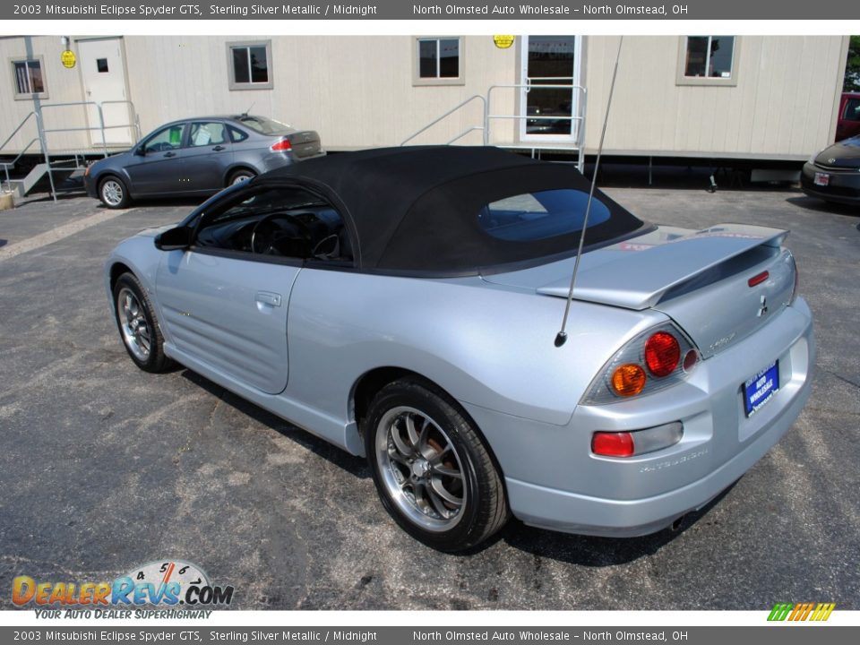 2003 Mitsubishi Eclipse Spyder GTS Sterling Silver Metallic / Midnight Photo #4