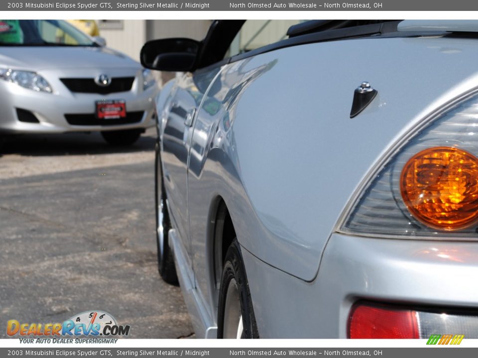 2003 Mitsubishi Eclipse Spyder GTS Sterling Silver Metallic / Midnight Photo #6