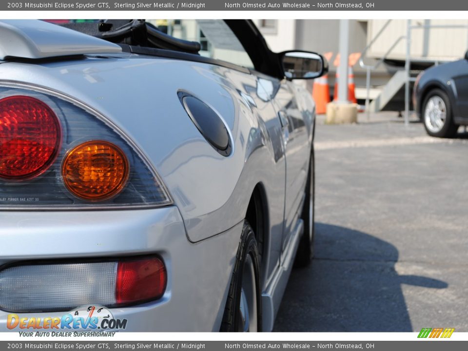 2003 Mitsubishi Eclipse Spyder GTS Sterling Silver Metallic / Midnight Photo #9