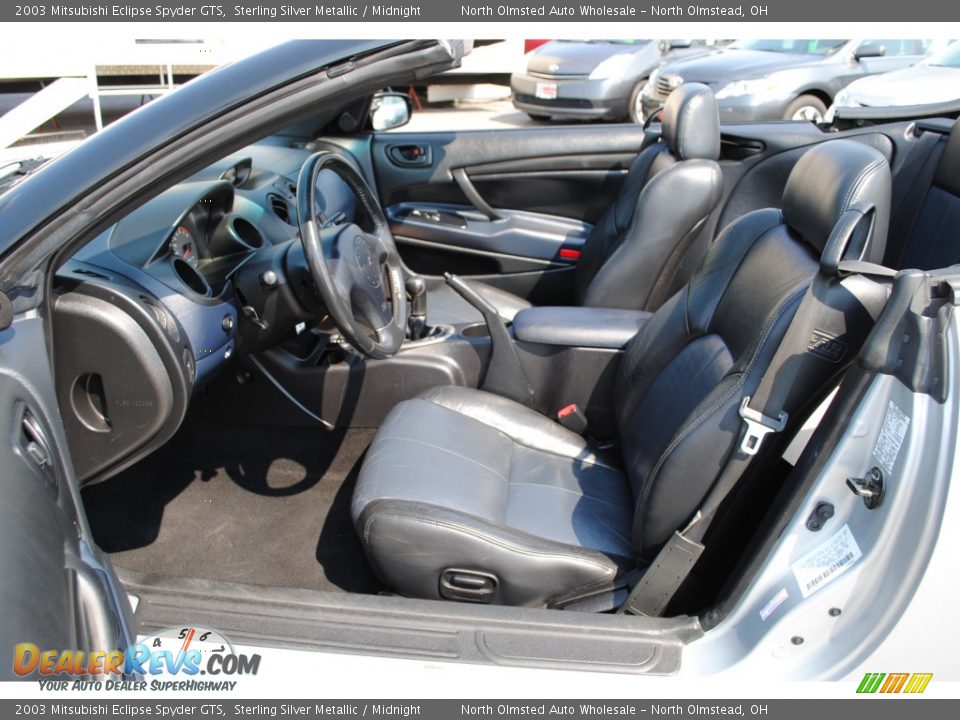 Midnight Interior - 2003 Mitsubishi Eclipse Spyder GTS Photo #21