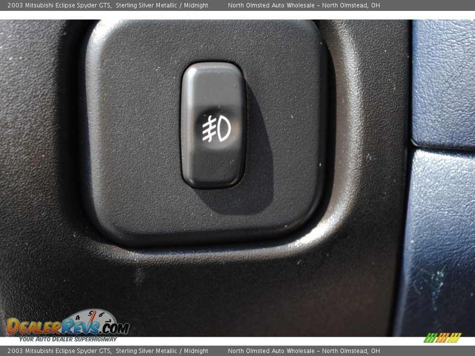 2003 Mitsubishi Eclipse Spyder GTS Sterling Silver Metallic / Midnight Photo #23