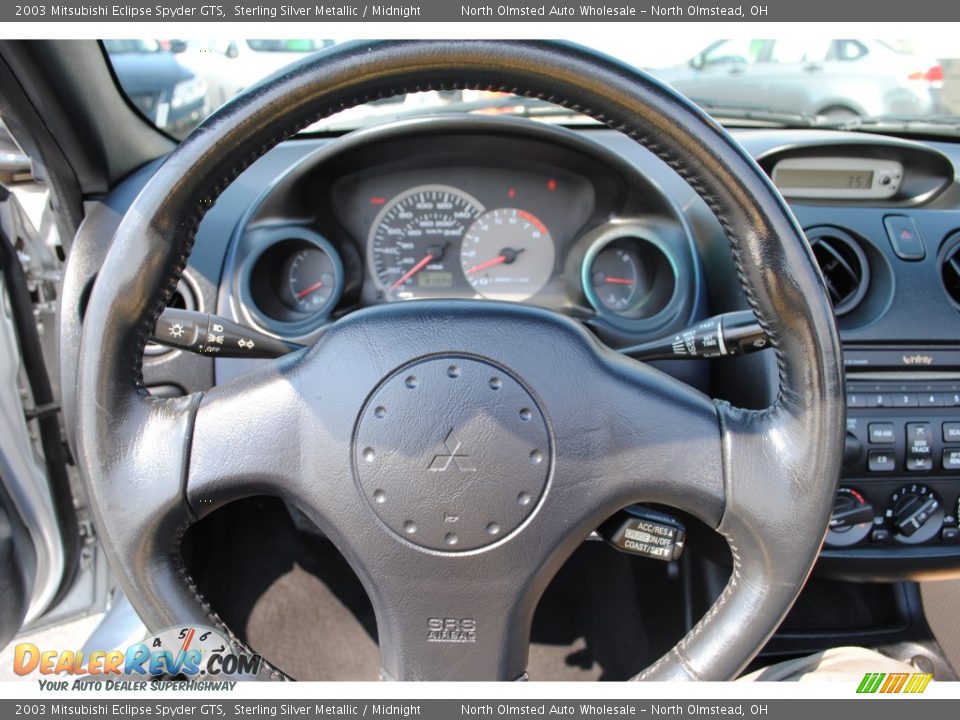 2003 Mitsubishi Eclipse Spyder GTS Steering Wheel Photo #24