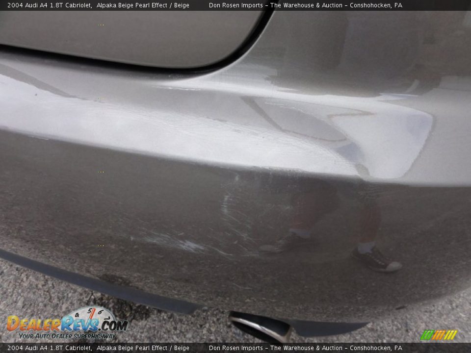 2004 Audi A4 1.8T Cabriolet Alpaka Beige Pearl Effect / Beige Photo #25