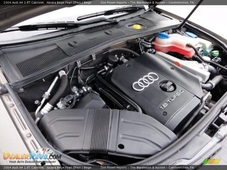 2004 Audi A4 1.8T Cabriolet Alpaka Beige Pearl Effect / Beige Photo #30