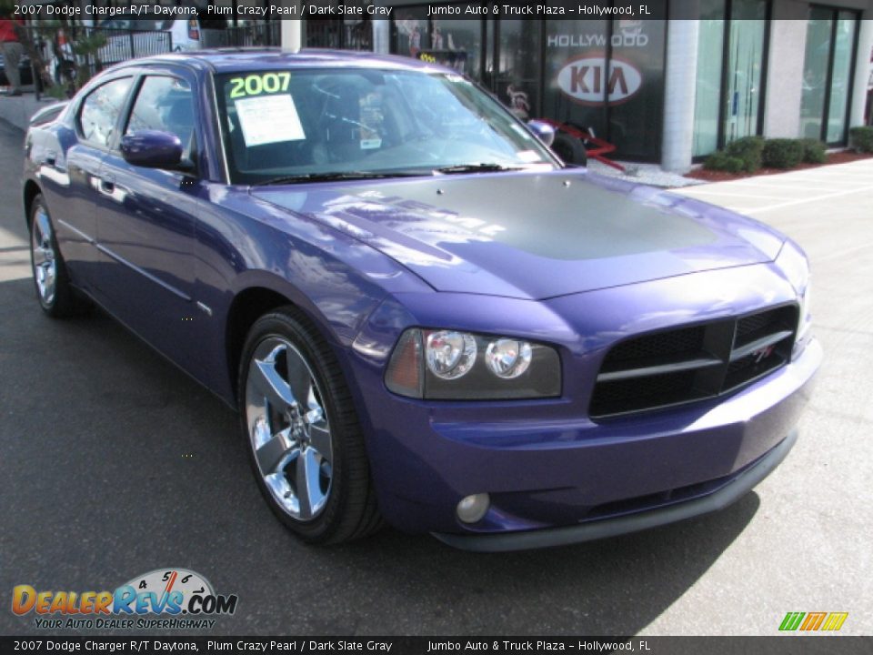 2007 Dodge Charger R/T Daytona Plum Crazy Pearl / Dark Slate Gray Photo #1