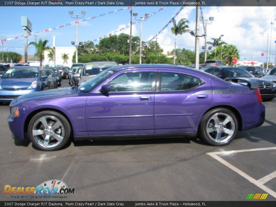 2007 Dodge Charger R/T Daytona Plum Crazy Pearl / Dark Slate Gray Photo