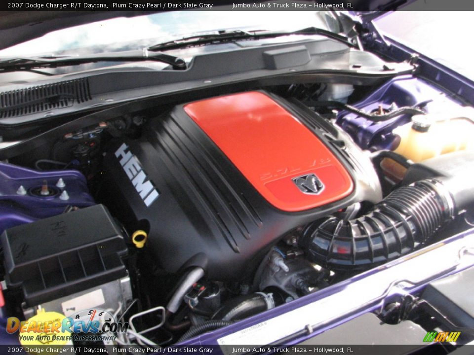 2007 Dodge Charger R/T Daytona Plum Crazy Pearl / Dark Slate Gray Photo #19