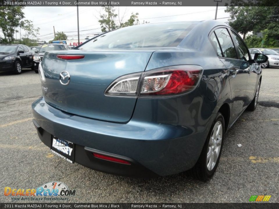 2011 Mazda MAZDA3 i Touring 4 Door Gunmetal Blue Mica / Black Photo #3