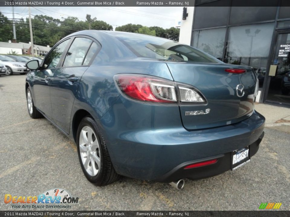 2011 Mazda MAZDA3 i Touring 4 Door Gunmetal Blue Mica / Black Photo #4