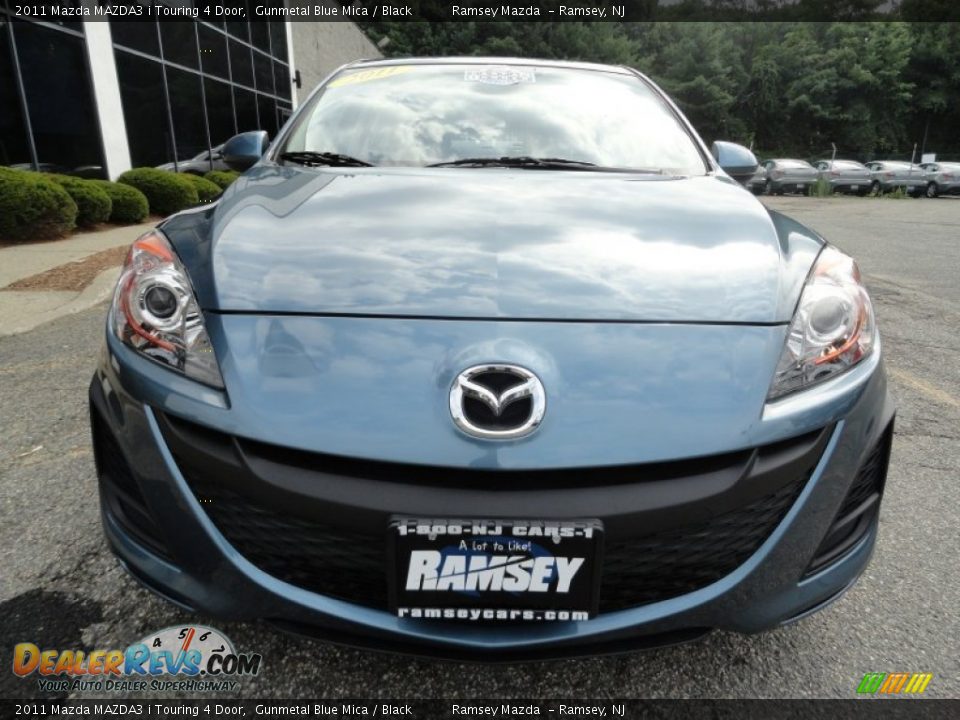 2011 Mazda MAZDA3 i Touring 4 Door Gunmetal Blue Mica / Black Photo #5