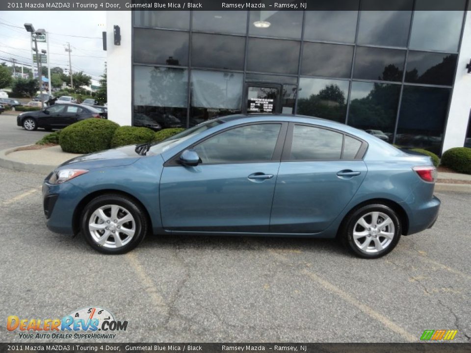 Gunmetal Blue Mica 2011 Mazda MAZDA3 i Touring 4 Door Photo #7