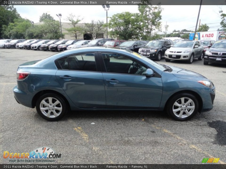 2011 Mazda MAZDA3 i Touring 4 Door Gunmetal Blue Mica / Black Photo #8