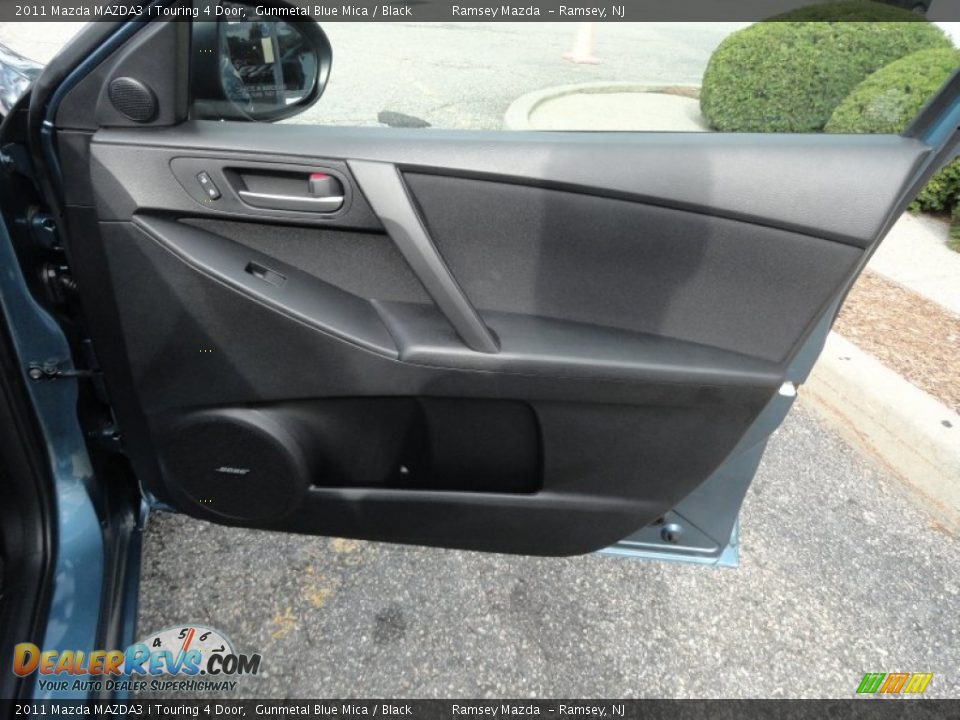 2011 Mazda MAZDA3 i Touring 4 Door Gunmetal Blue Mica / Black Photo #9