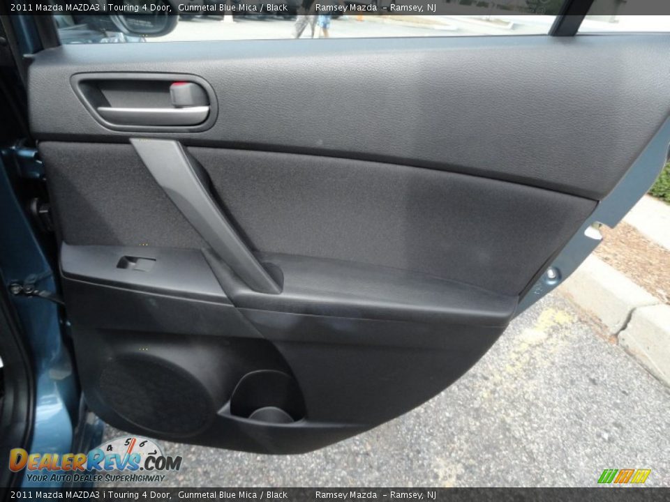 2011 Mazda MAZDA3 i Touring 4 Door Gunmetal Blue Mica / Black Photo #12