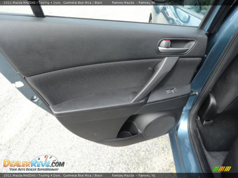 2011 Mazda MAZDA3 i Touring 4 Door Gunmetal Blue Mica / Black Photo #15