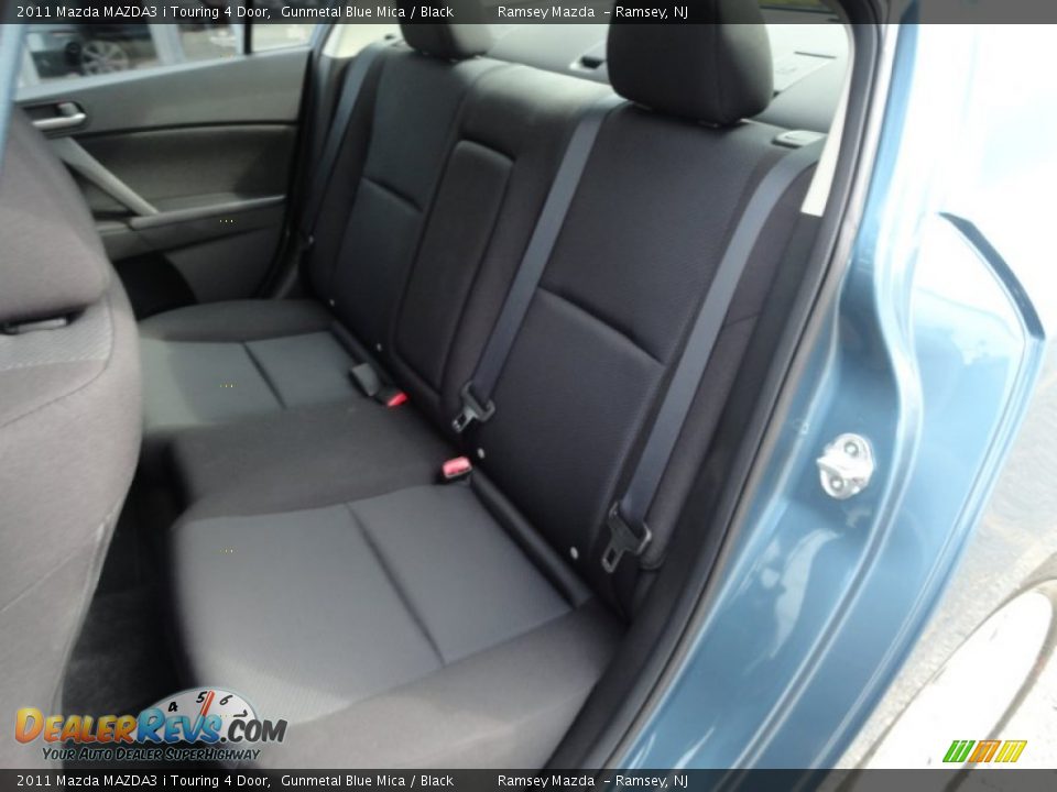 2011 Mazda MAZDA3 i Touring 4 Door Gunmetal Blue Mica / Black Photo #16
