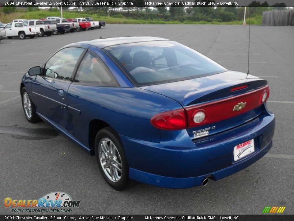 2004 Chevrolet Cavalier LS Sport Coupe Arrival Blue Metallic / Graphite Photo #2