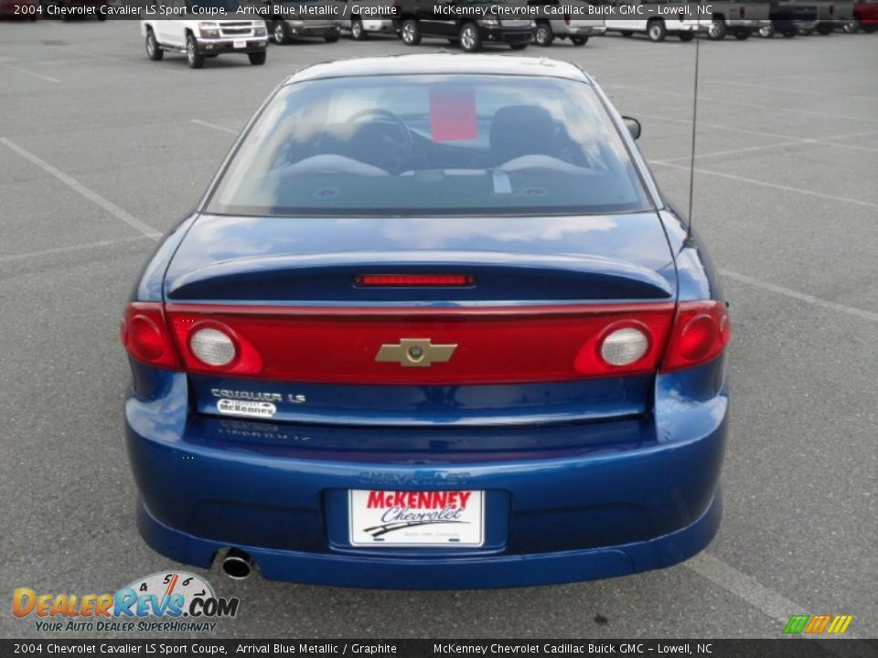 2004 Chevrolet Cavalier LS Sport Coupe Arrival Blue Metallic / Graphite Photo #3