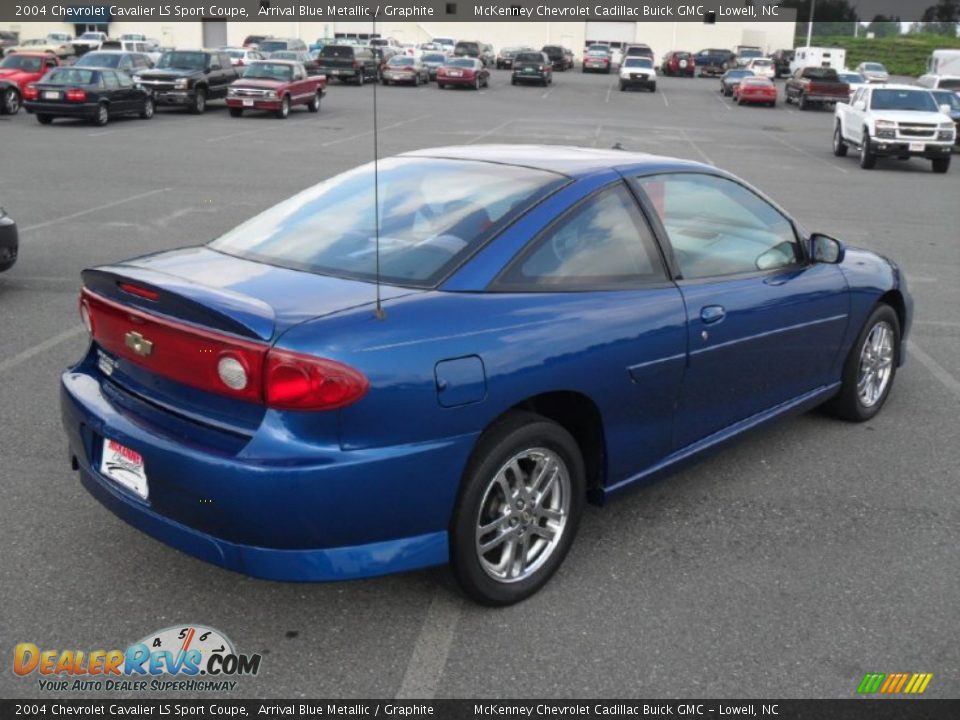 2004 Chevrolet Cavalier LS Sport Coupe Arrival Blue Metallic / Graphite Photo #4