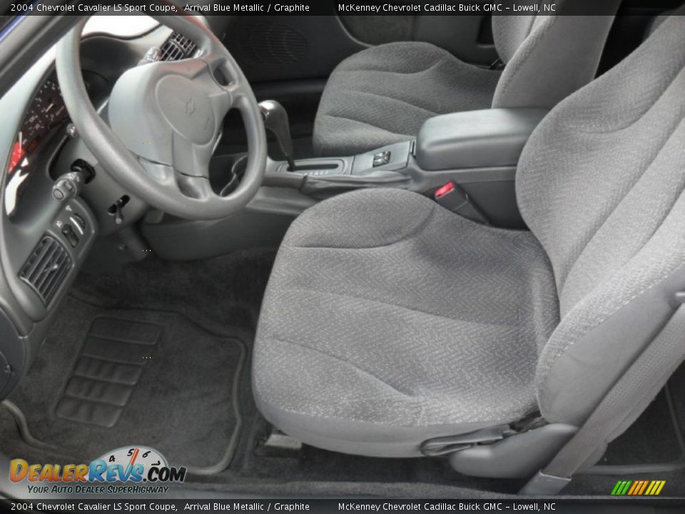 Graphite Interior - 2004 Chevrolet Cavalier LS Sport Coupe Photo #7