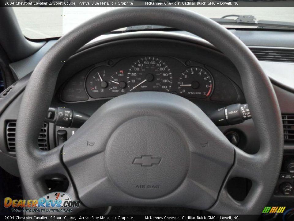 2004 Chevrolet Cavalier LS Sport Coupe Steering Wheel Photo #13