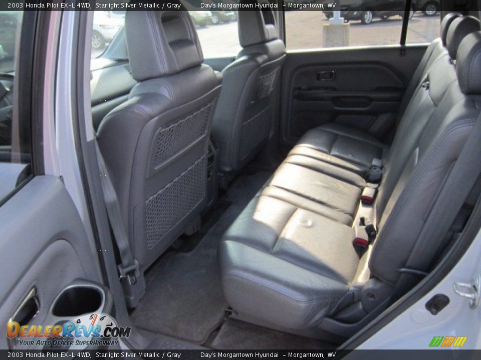 Gray Interior 2003 Honda Pilot Ex L 4wd Photo 13